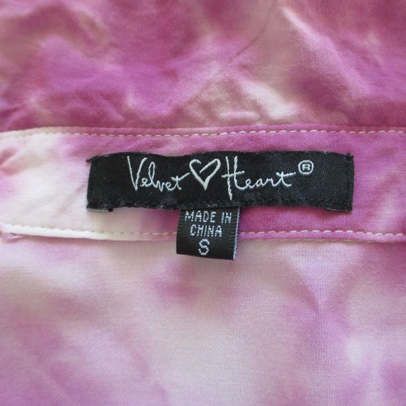 NWT - VELVET HEART button down shirt - sz S - MSRP $59.50 - Picture 3 of 3